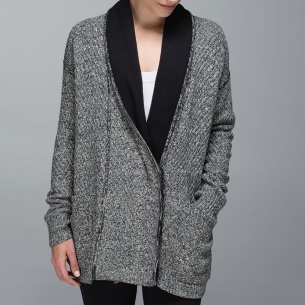 Lululemon Post Practice‎ Shawl Collar Sweater